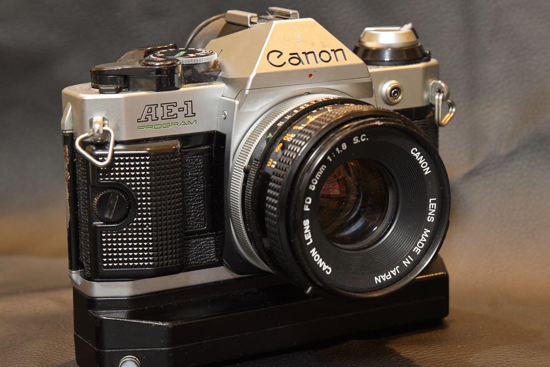 動作確認　Canon AE-1  program Power winder A2