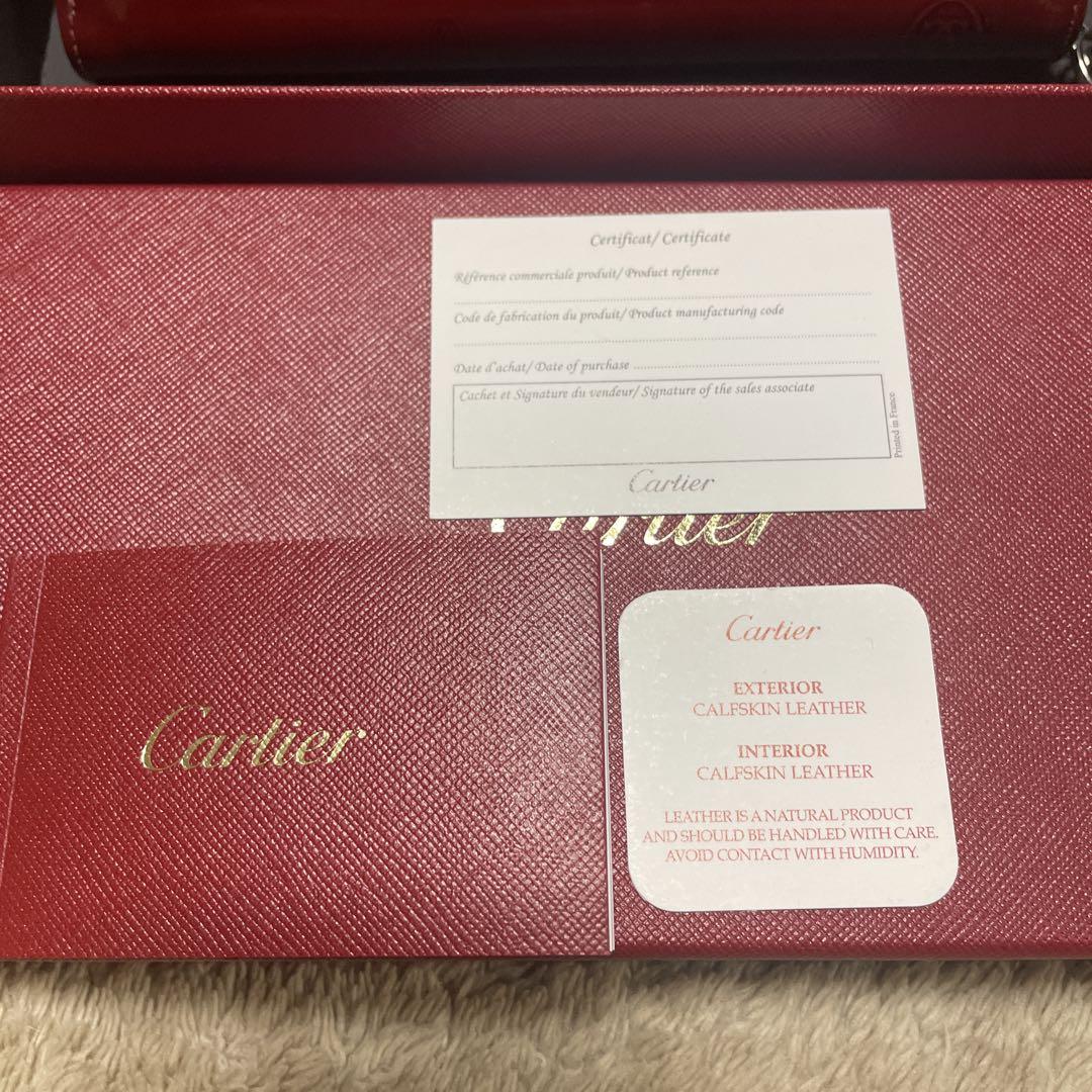 【未使用 】カルティエ　長財布　 ラウンドファスナー　ハッピーバースデー