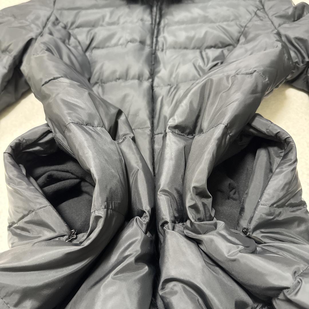 美品⭐️トッカ TOCCA フォックスファー ダウンコート Aライン ブラック 美品⭐️トッカ TOCCA フォックスファー ダウンコート Aライン ブラック