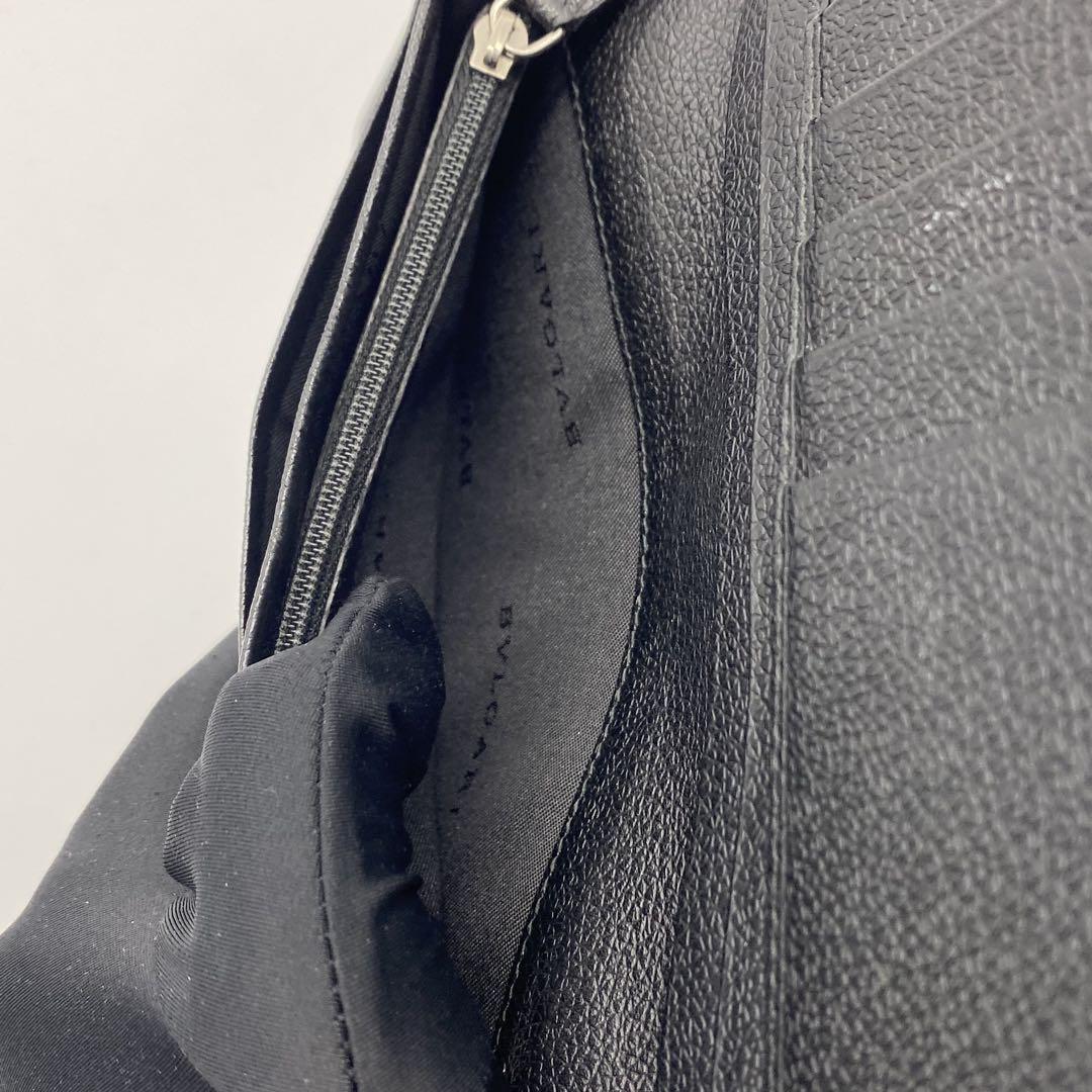 良品】BVLGARI・ブルガリ・長財布・ミレリゲ・黒・ガンメタル