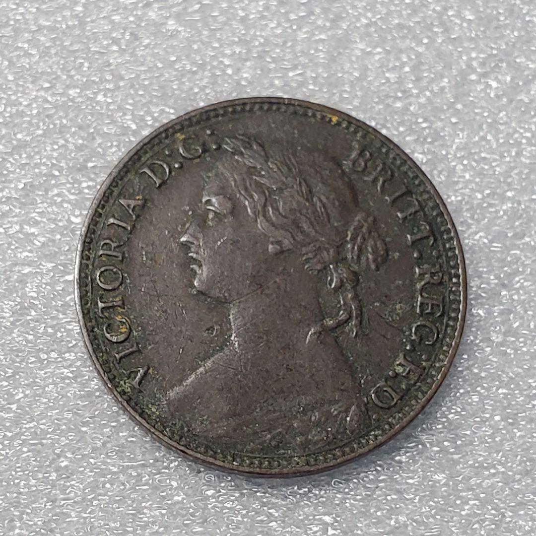 3255.　1874年　イギリス　大英帝国　ヴィクトリア女王 ファーシング