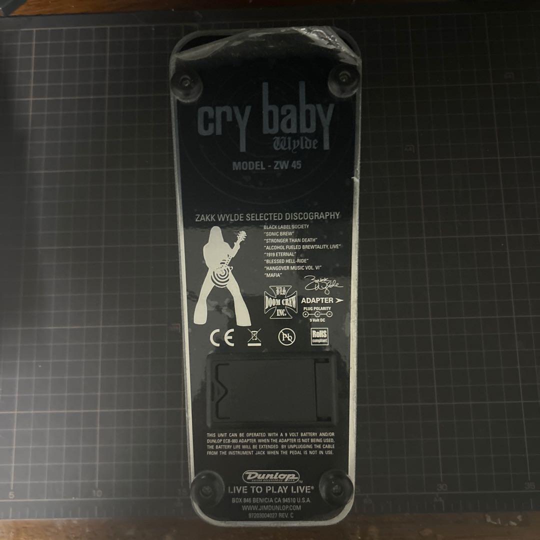 Dunlop Cry Baby Wah ZW-45 ザックワイルド　ワウペダル