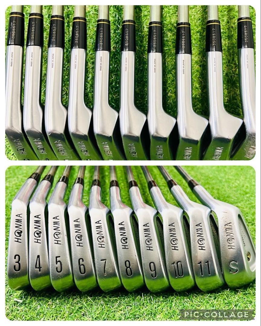 名器　HONMA ホンマ アイアンセット LB-737 R S 本間　モグラ