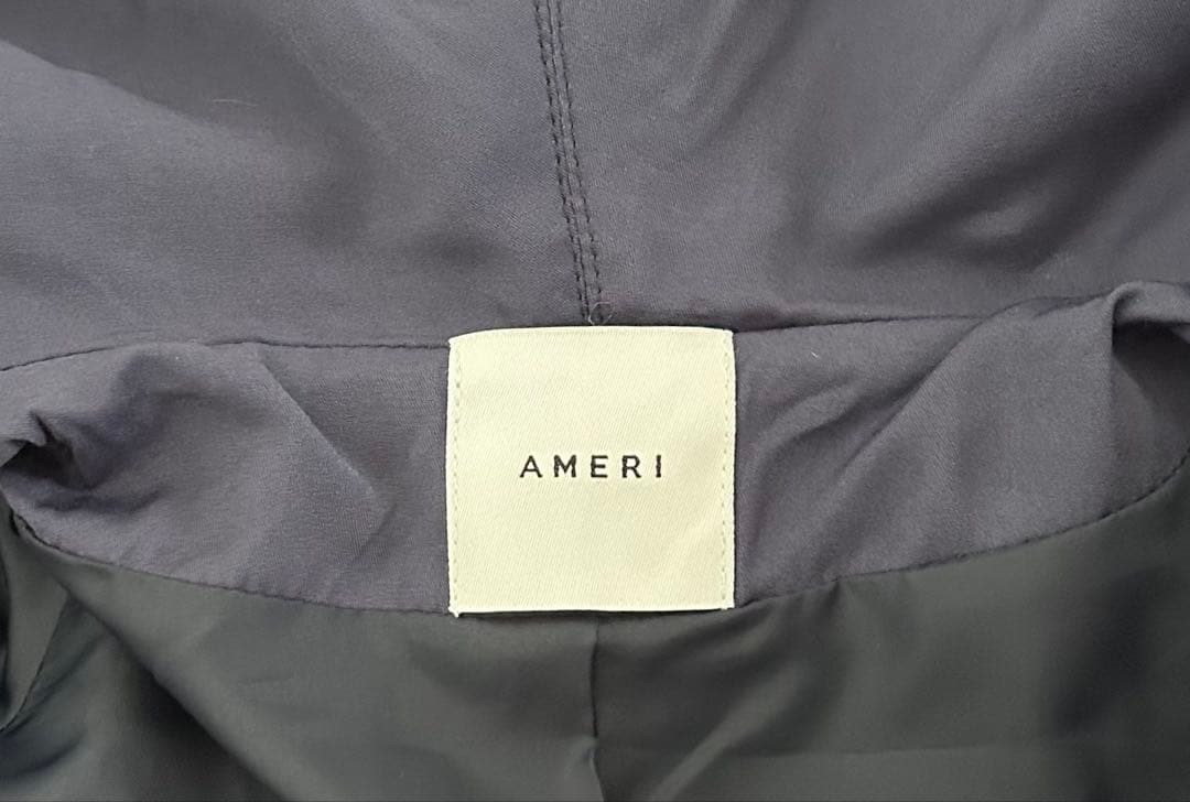 アメリヴィンテージ ネイビー フード ロングコート