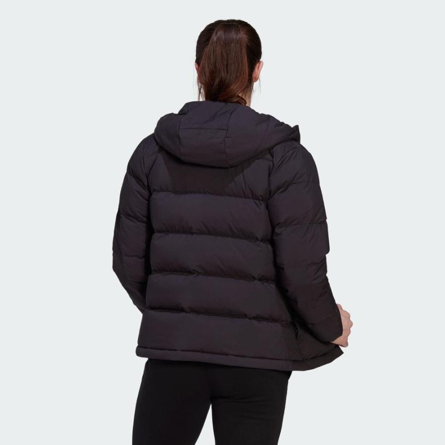 最大12%OFFクーポン W (adidas) アディダス HELI フーデッドダウンジャケットXL HO ジャケット・アウター