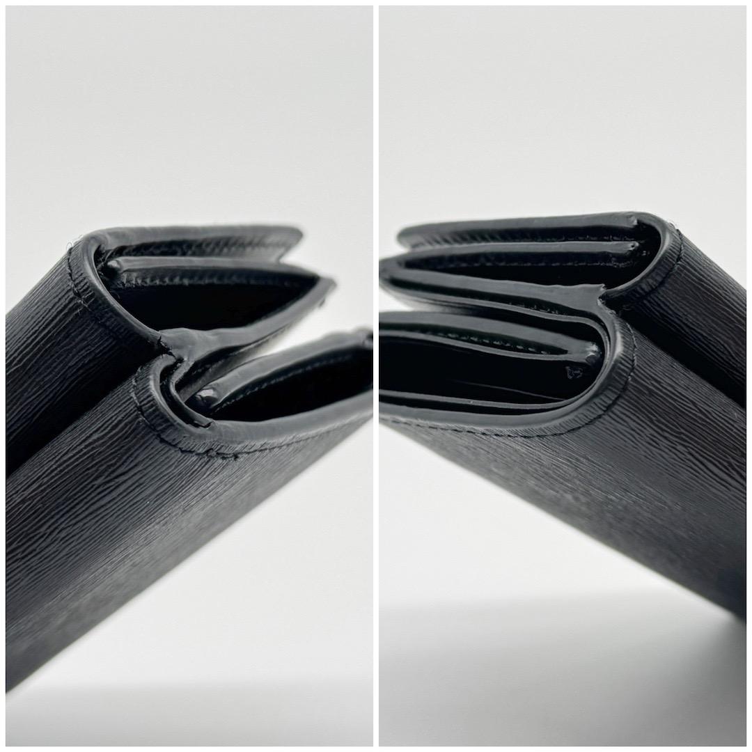 ポールスミス 三つ折り 財布 マーケトリー ストライプ バニー うさぎ レザー