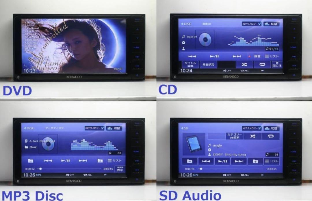 最新地図-ケンウッドMDV-D505BTW(2023年秋版）・2023年第01版
