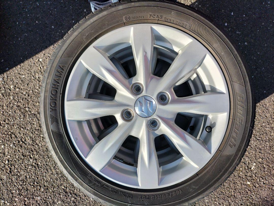 スズキ　軽自動車　15インチ ホイールセット　165/55R15