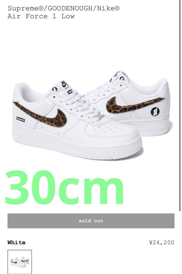 Supreme×GOODENOUGH Nike Air Force 1 Low