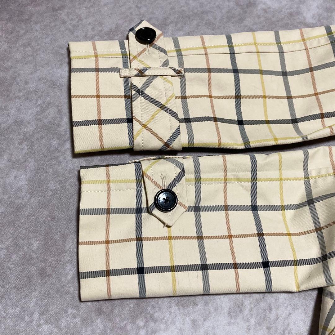 美品　コーチ　COACH （XS） トレンチコート　チェック柄　共布ベルト