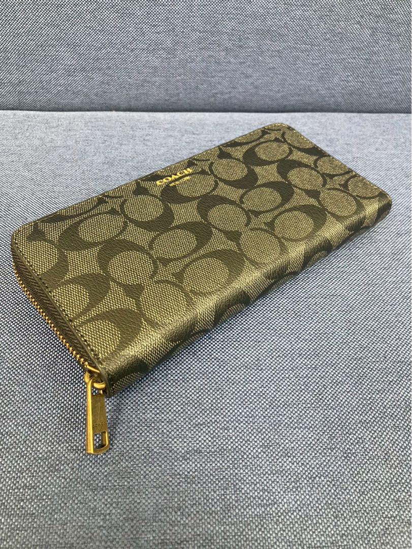 COACH コーチ 長財布 シグネチャー ブラック