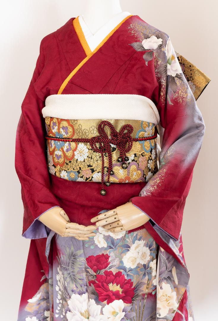 山本寛斎　KANSAI 正絹　振袖　帯セット　成人式　人気カラー