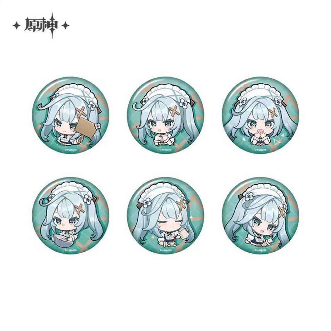 公式正規品 原神 ファルザン 缶バッジ 韓国 カフェ コラボ