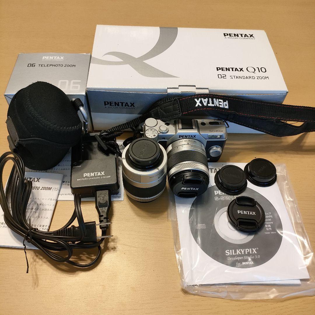 PENTAX Q10 ミラーレス一眼カメラ レンズ02＆06セット