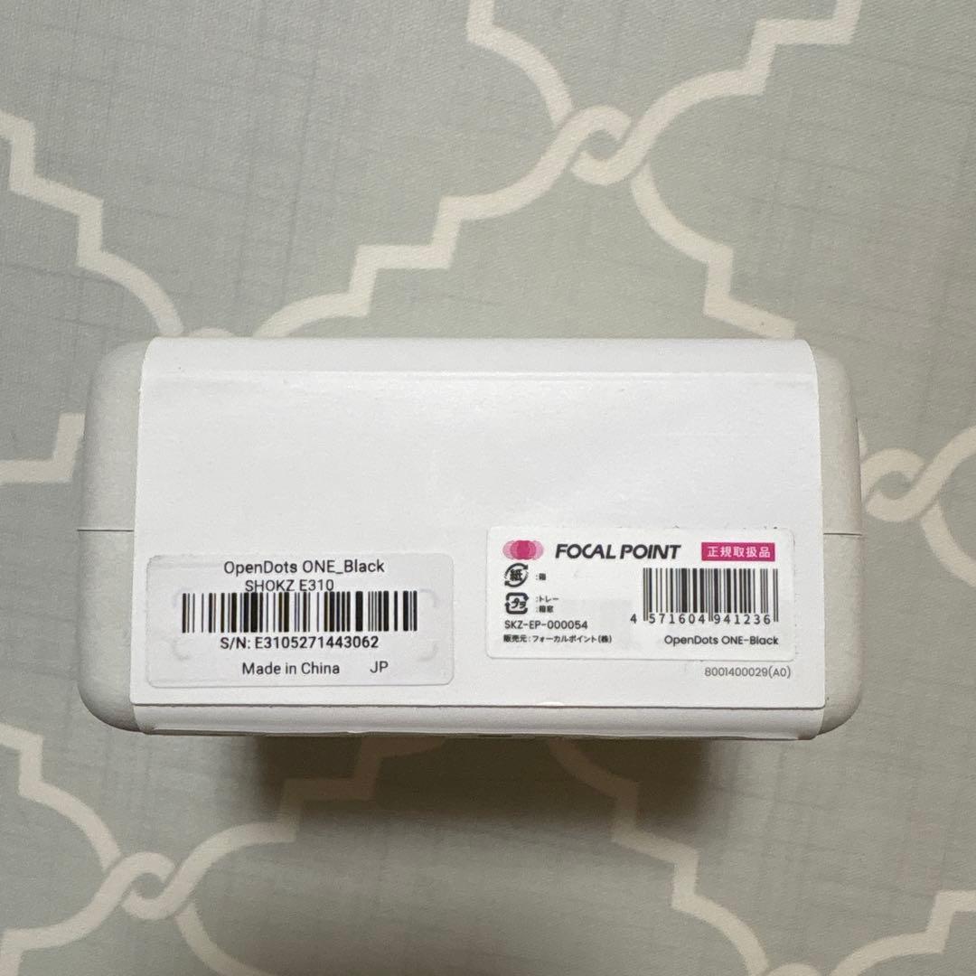 【新品・未開封】SHOKZ OPENDOTS ONE ブラック