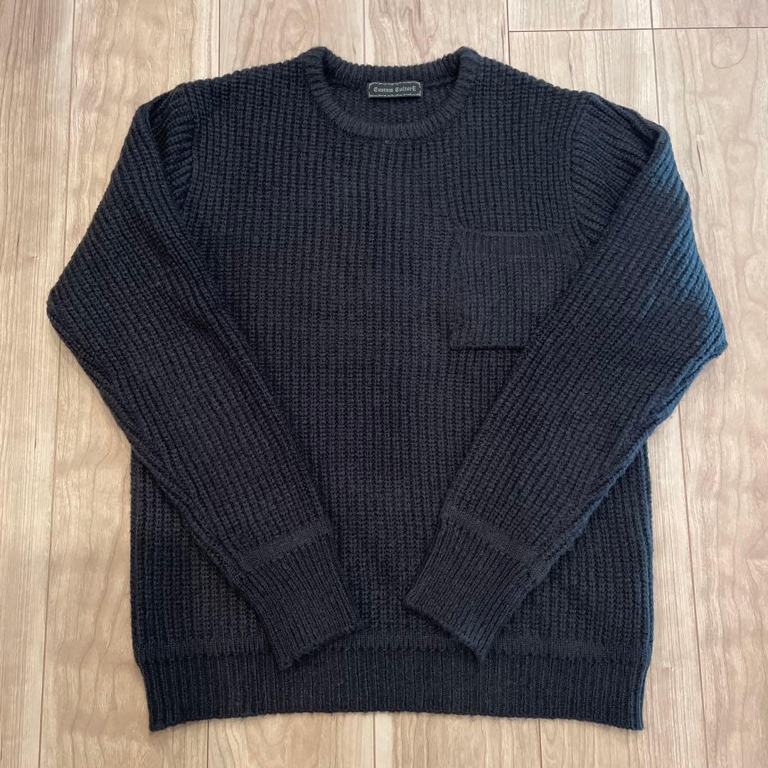 70s〜 USA製 penny's the fox コットンニット ネイビー L PENNEYS セーター ニット 「PENNEY\u0027S」ペニーズ キツネ&frasl;ペニーズ