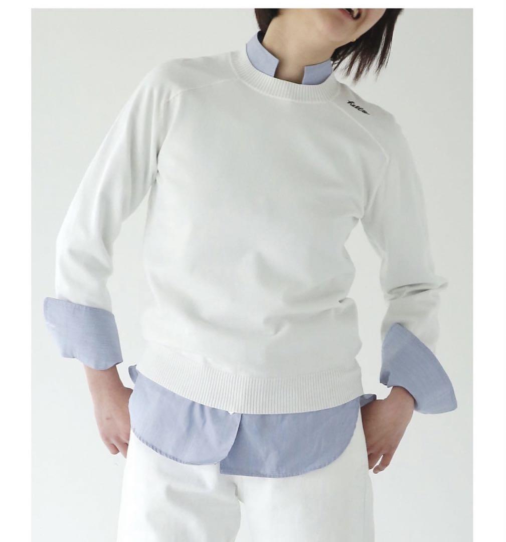 極美品✨MADISONBLUE HELLO ロゴニット ホワイト 00 - メルカリ