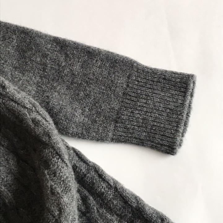 れなし 美品 アナイ ワンピース ケーブルニット カシミヤ混 qenzg-m31346948802 レディース