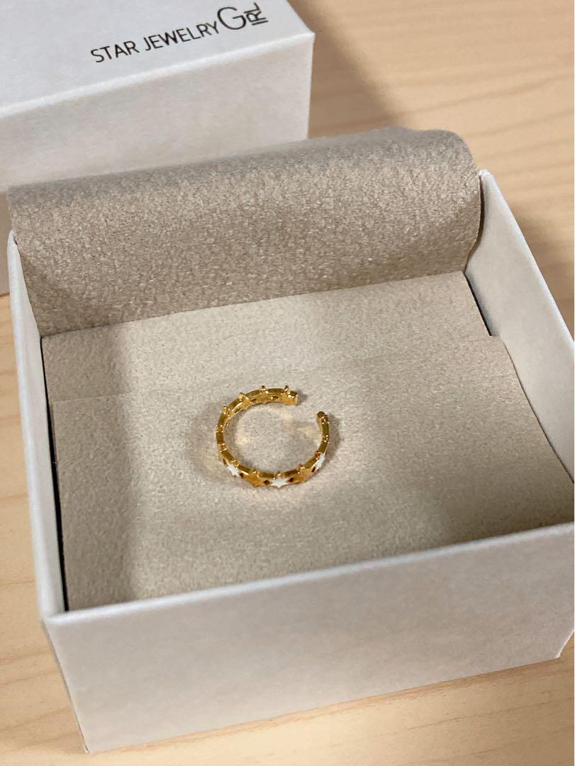 【未使用】STAR JEWELRY 星形 ゴールドリング