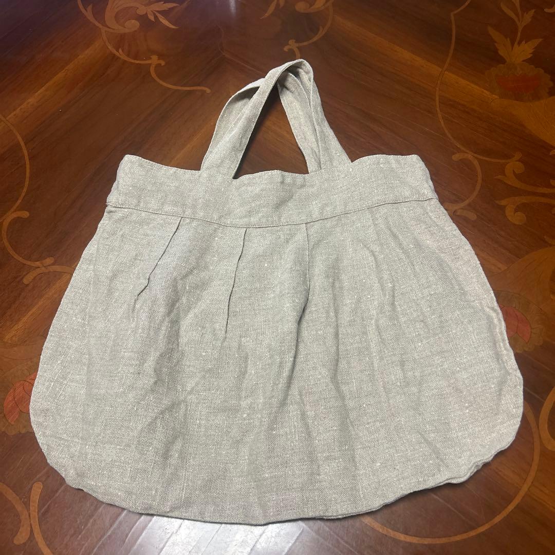 フォグリネンワーク　アンヌ　ラウンドバック　ナチュラル　バッグ　fog　トートバッグ　手提げ　新品 リネン fog linen work（フォグリネンワーク） アンヌ リネン