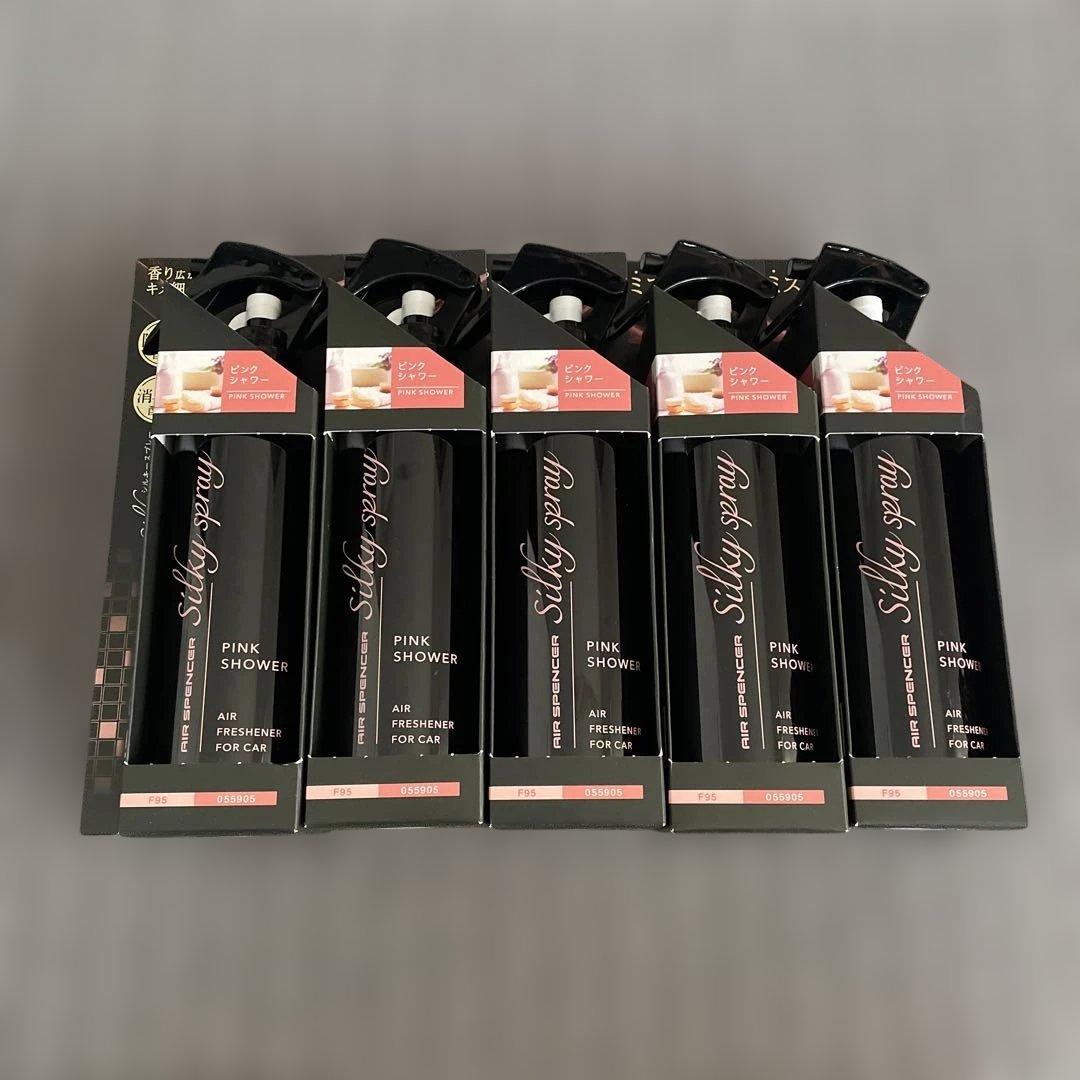 【廃盤品】エアースペンサー シルキースプレー　ピンクシャワー　5本セット
