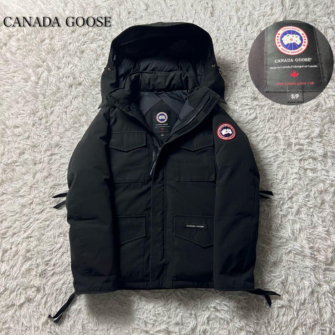 カナダグース ダウンジャケット ジャスパー S 黒 CANADA GOOSE
