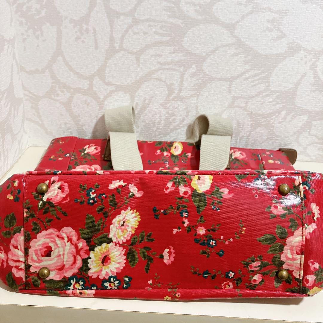 Cath Kidston キャスキッドソン トートバッグ 赤 ビッグサイズ