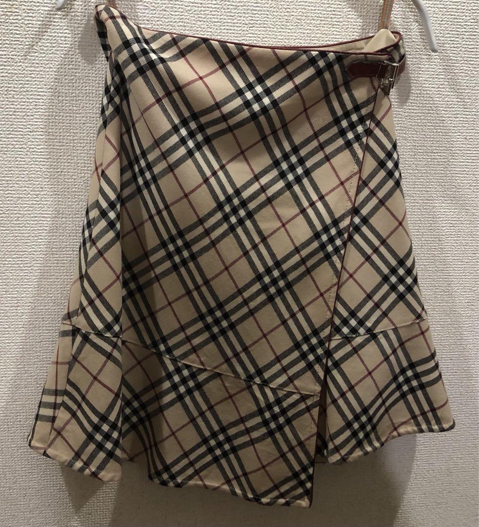 Burberryバーバリー膝丈スカート、巻きスカート おすすめ www