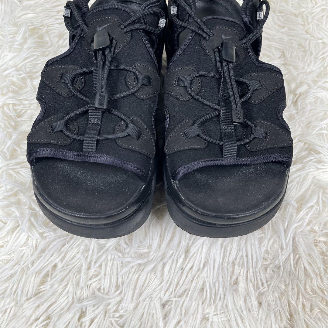 NIKE エアマックスココ☆25センチ☆美品☆オールブラック 極美品 ナイキ エアマックス ココサンダル オールブラック 25cm