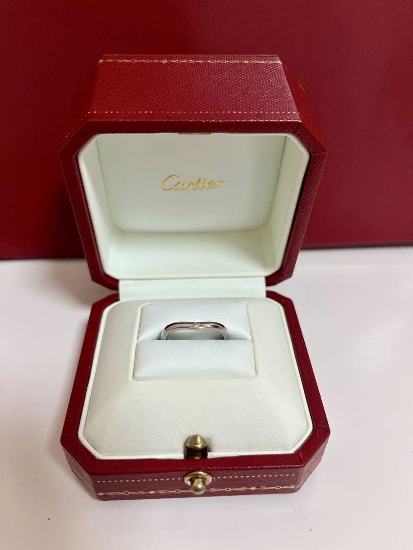 専用　Cartier カルティエ　バレリーナ 私的刻印あり　9号 Cartier カルティエ バレリーナ ダイヤモンド 9号 証明書・箱付き