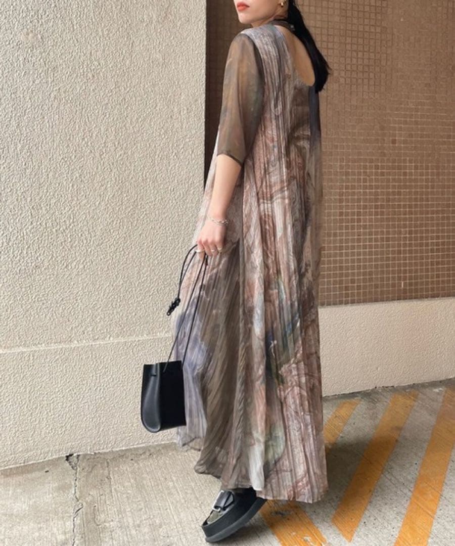 MEDI ERIN WRINKLE DRESS amerivintage