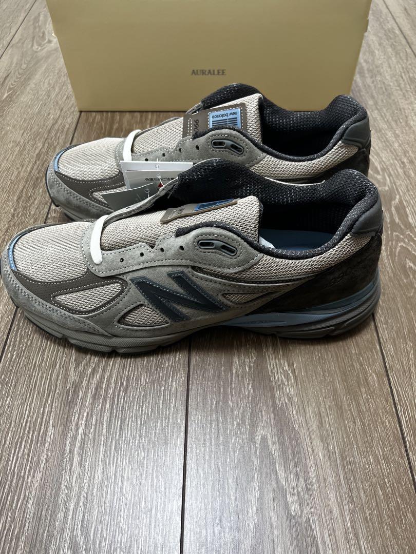 AURALEE × New Balance 990V4 