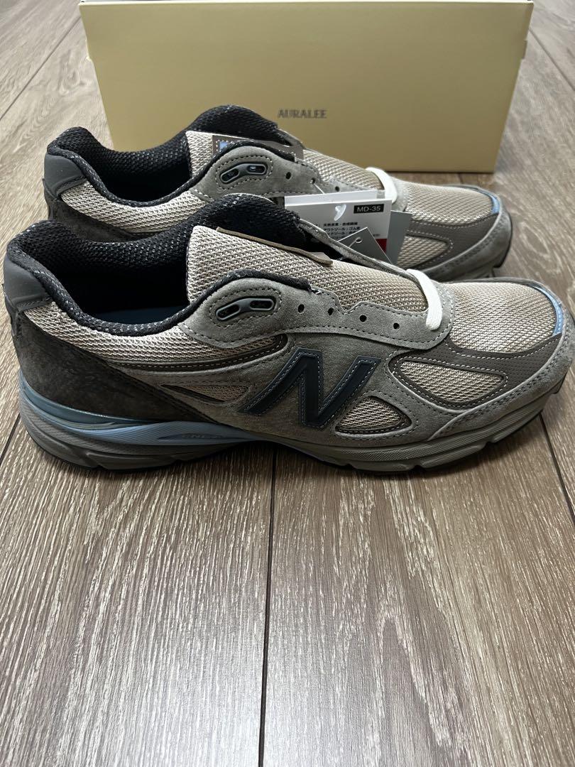 AURALEE × New Balance 990V4 