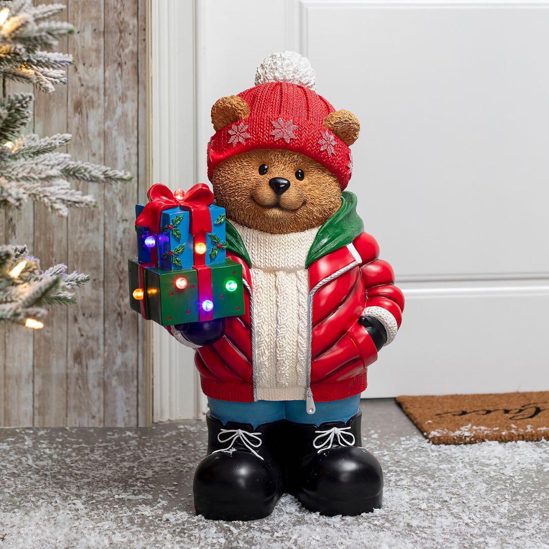 コストコ　クリスマス　クマのグリーター 高さ約64cm 未使用品