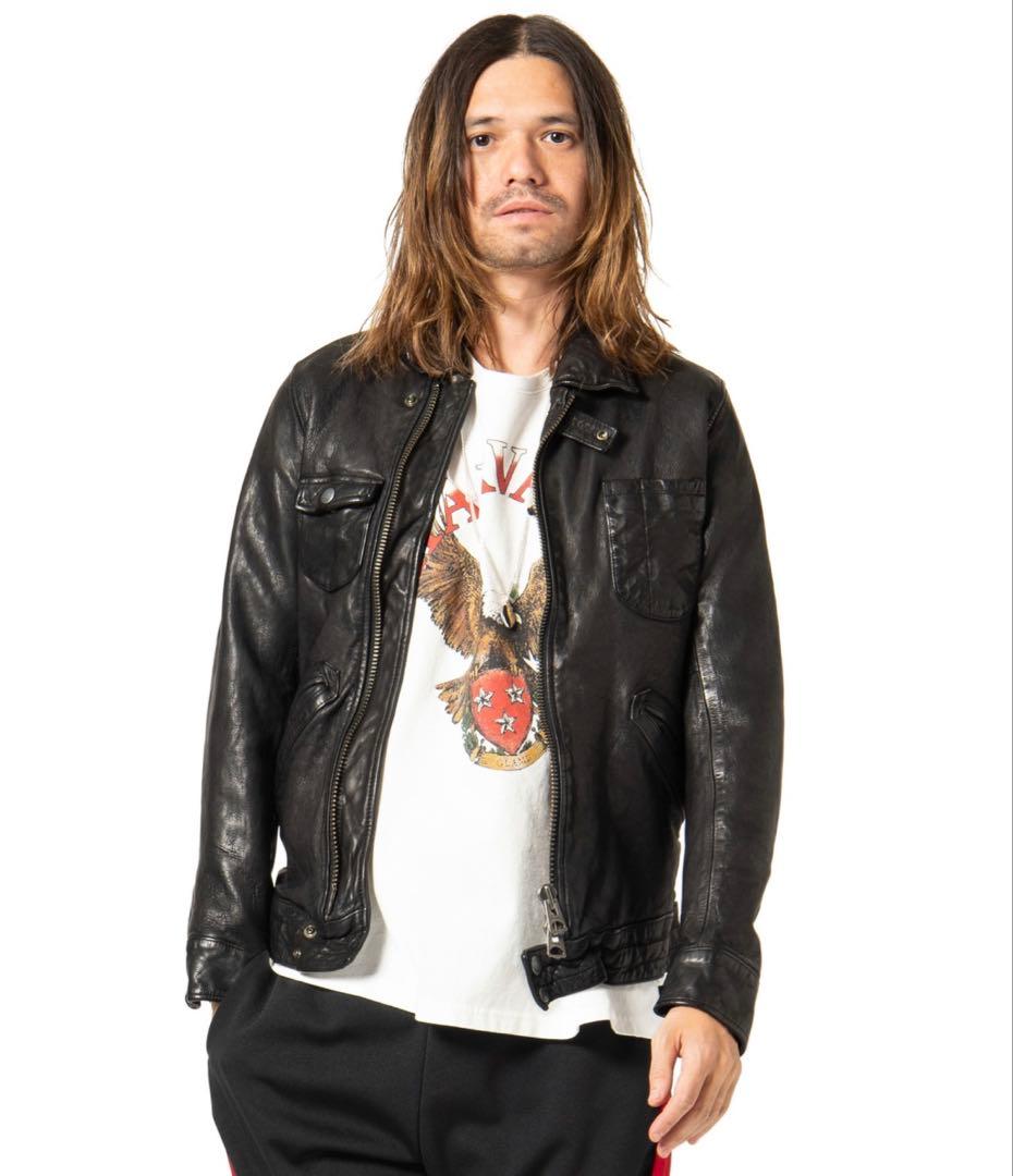 レザージャケットL glamb