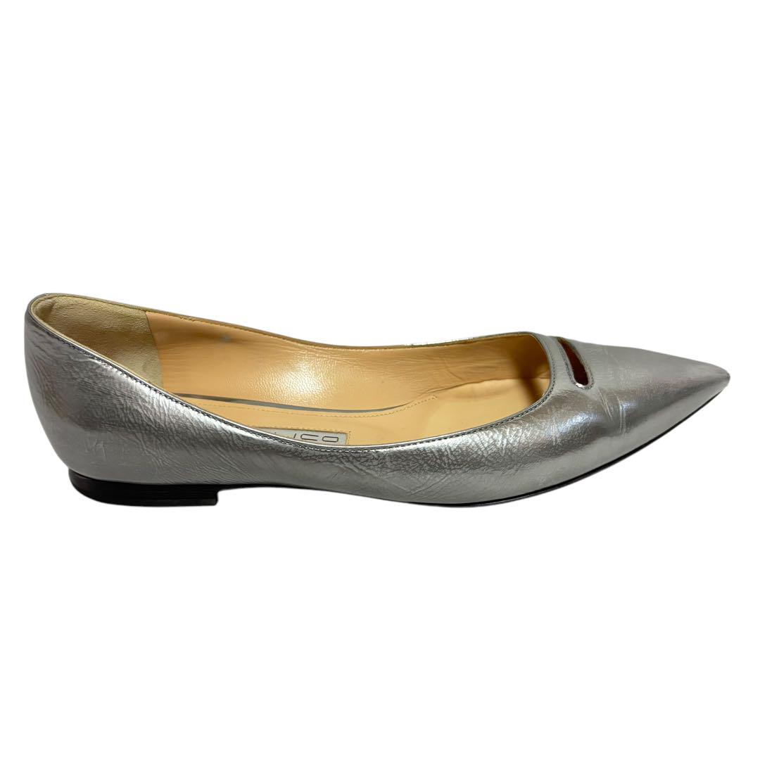 PELLECO　ペリーコ　ANELLI　アネッリ　シルバー　フラット　37.5