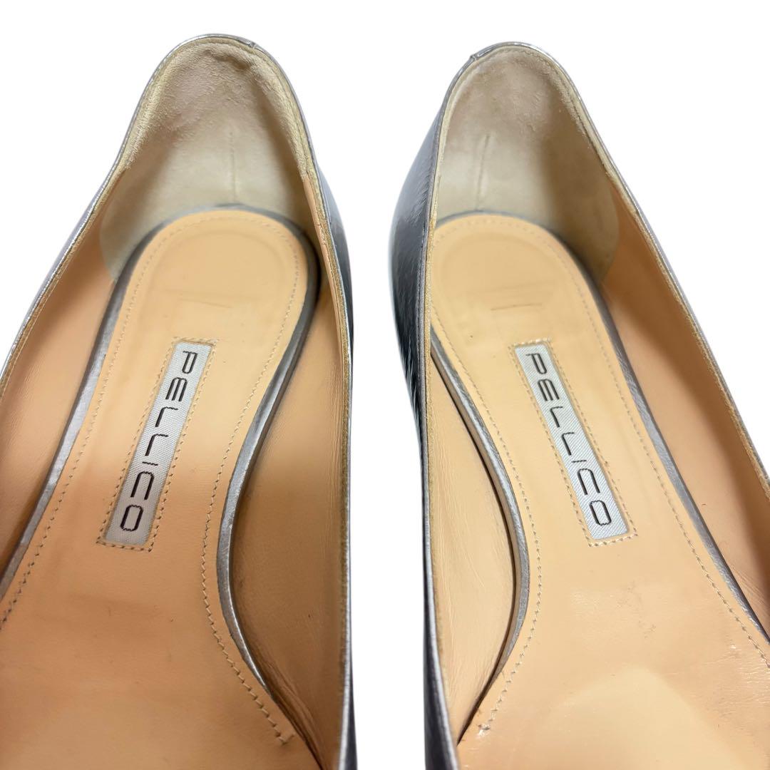 PELLECO　ペリーコ　ANELLI　アネッリ　シルバー　フラット　37.5