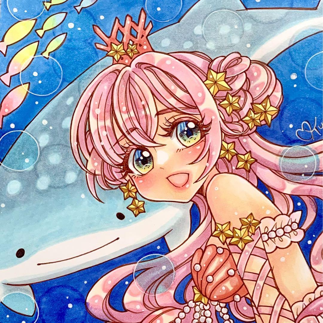 創作　オリジナル 手描きイラスト 【人形様】 Amazon.co.jp: オリジナル 手描きイラスト 異形羽根の少女 HBTQ