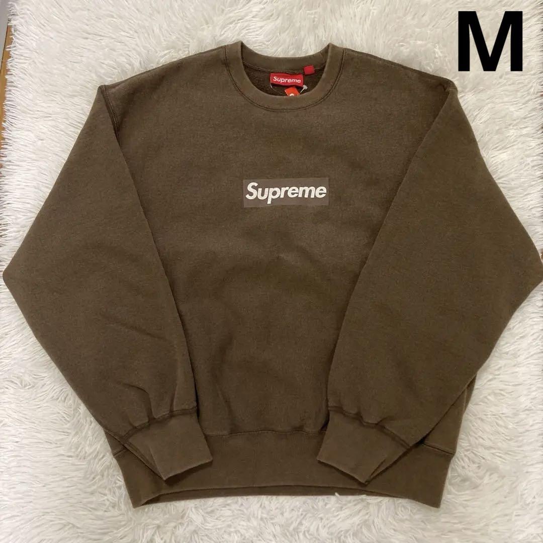 supreme Washed Box Logo Crewneck M