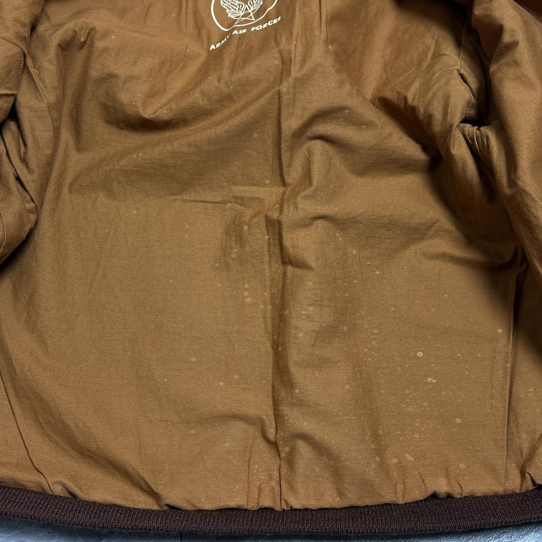 A2 Flight JKT 38 SealBrown 棒タロンジップ 台襟 A2 Flight JKT 38 SealBrown 棒タロンジップ 台襟