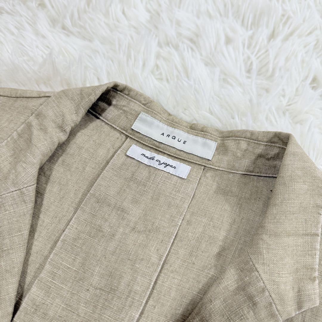 ジャケット・アウター ANTIQUE DUSTY DYE LINEN OVER JACKET argue ANTIQUE DUSTY DYE LINEN JACKET リネン - メルカリ