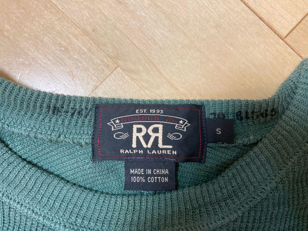 RRL ダブルアールエル　サーマルロンT S サイズ　グリーン