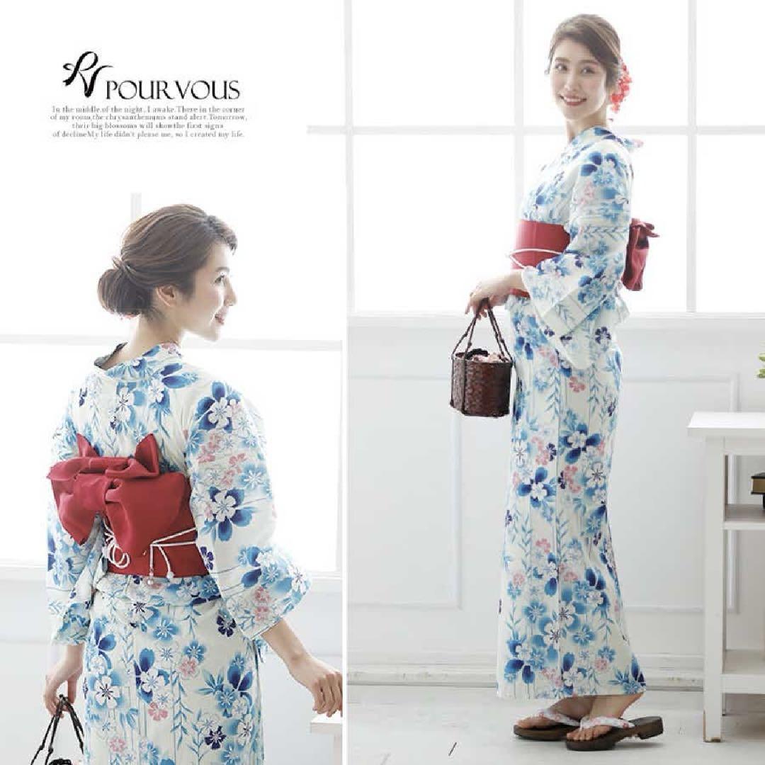 【美品】【12点セット・下駄付】浴衣セット 一式
