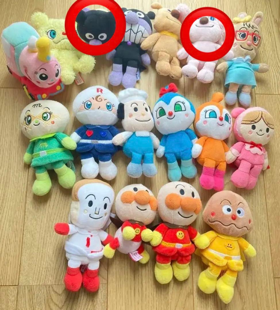 アンパンマンぬいぐるみセット　17体