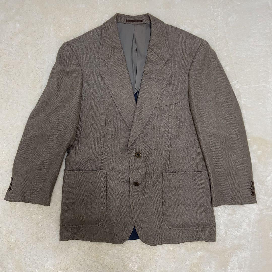美品✨️LANVIN PARIS アルパカ100% チェックテーラード