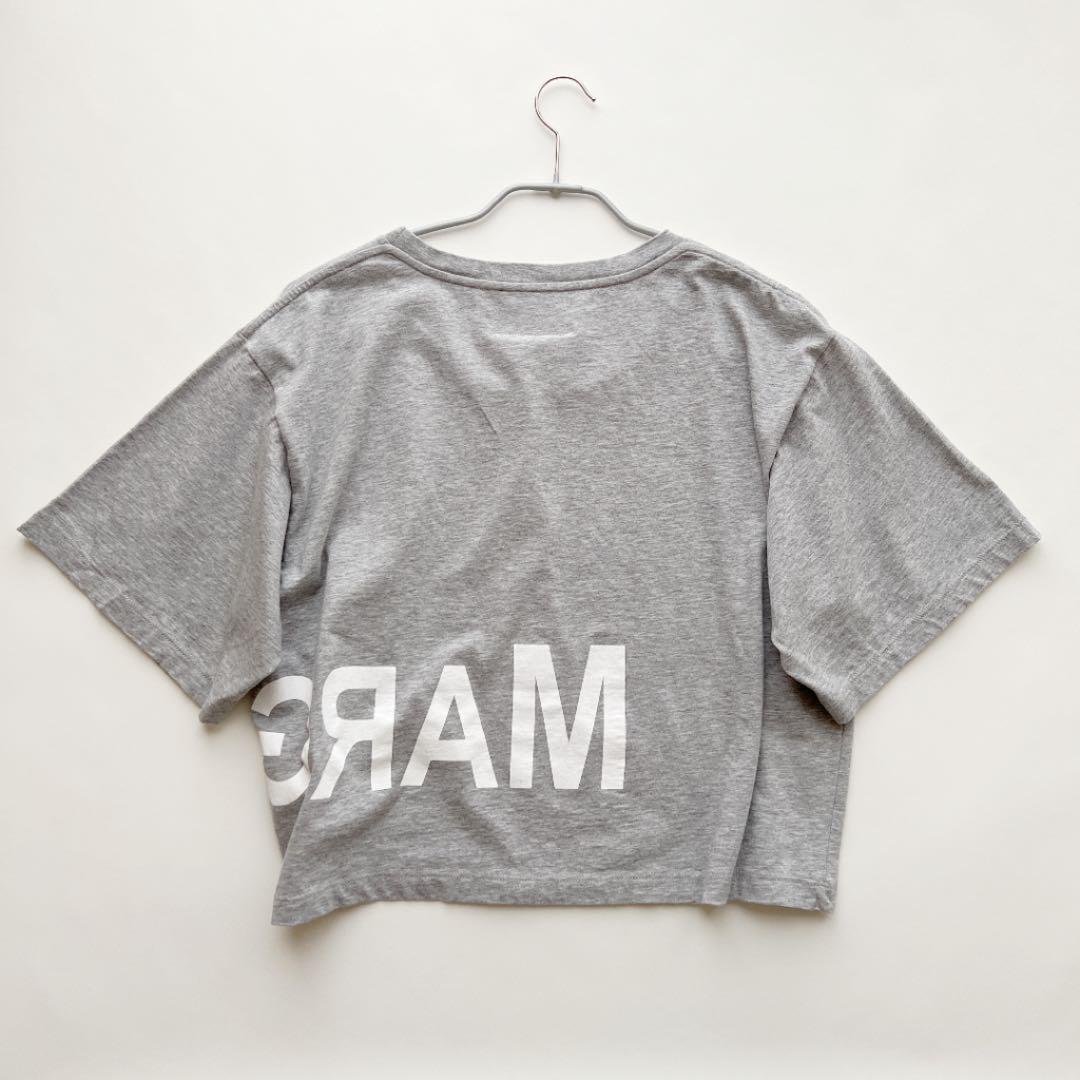 人気定番 新品 MM6 Maison Margiela ロゴ クロップド Tシャツ 6nmsM-m31365641227 安い豊富な