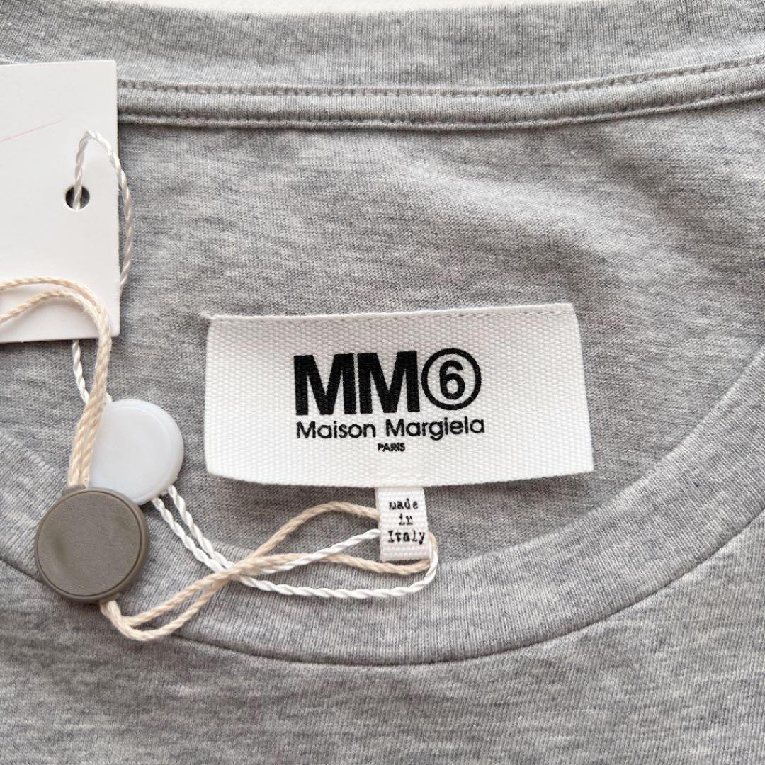 人気定番 新品 MM6 Maison Margiela ロゴ クロップド Tシャツ 6nmsM-m31365641227 安い豊富な