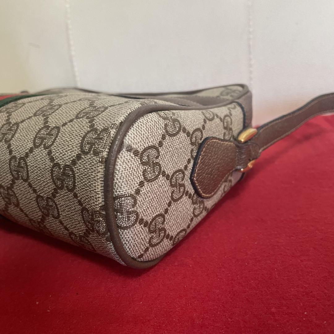 ほぼ　未使用　付属品完備　GUCCI オールド　グッチ　シェリーライン　バッグ