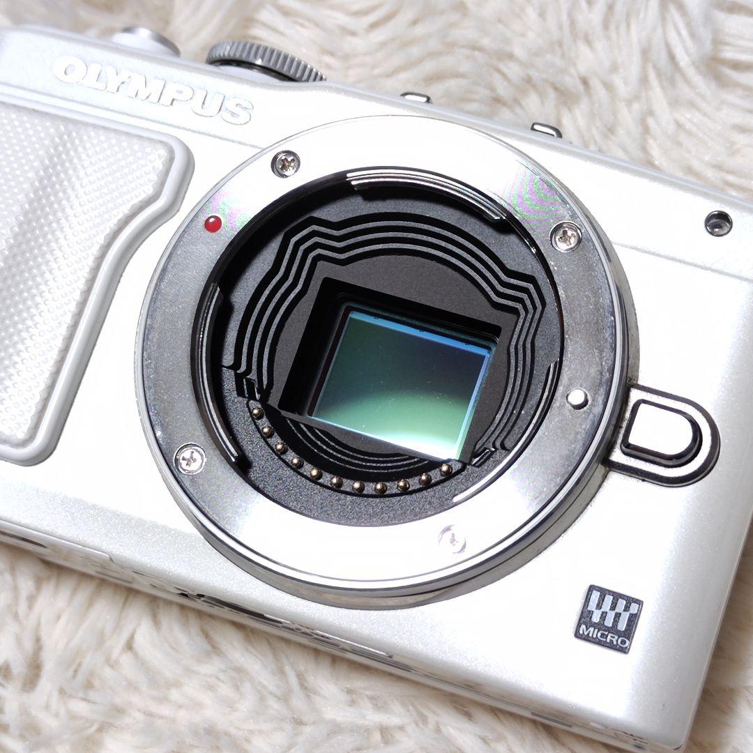 良品✨OLYMPUS PEN Lite E-PL6 ダブルレンズキット ホワイト