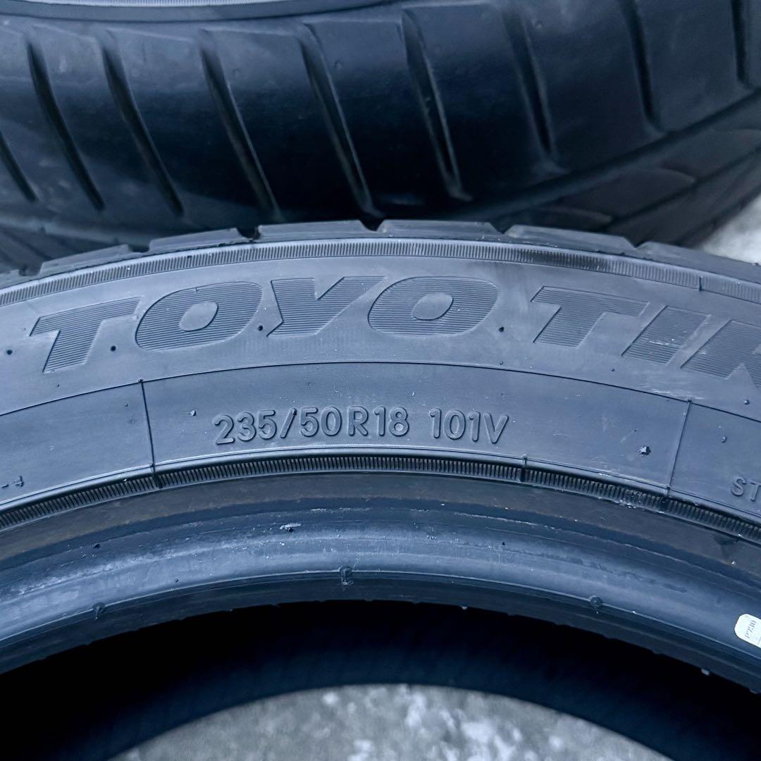 【ほぼ新品】2025年製 235/50R18 トーヨータイヤ 【4本セット】